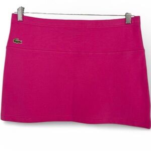 Pink Mini Skirt Lacoste Cotton Blend Tennis Size‎ 42
